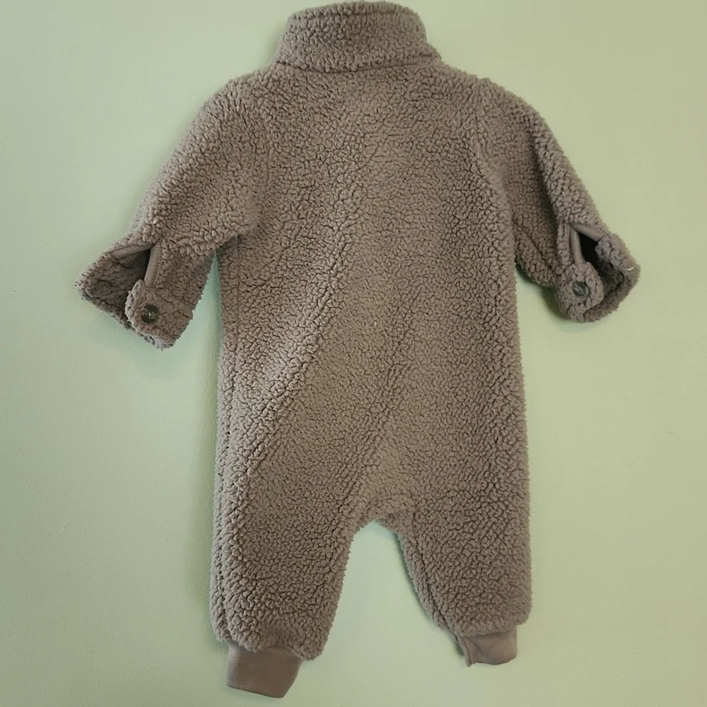 Carter’s Gray Fleece Footie Pajamas